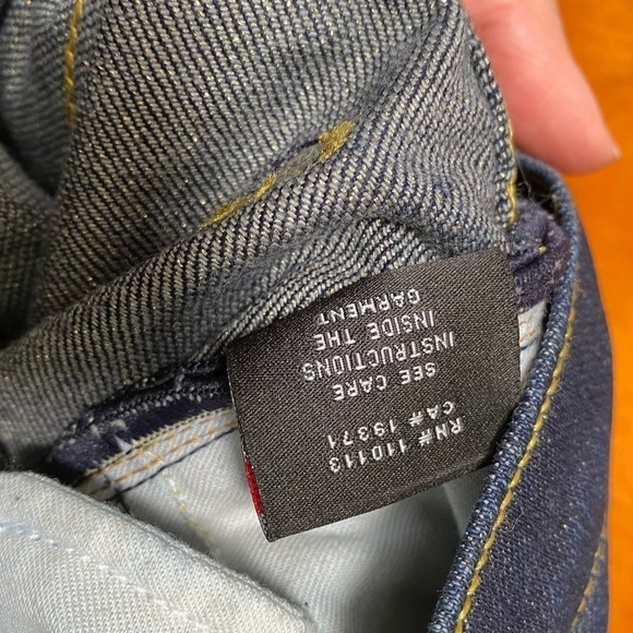 Rock & Republic Kasandra bootcut glitter dark wash jeans size 25 - Picture 11 of 13